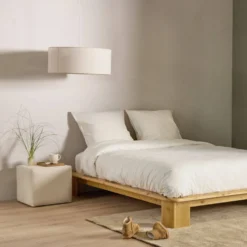 Abat-jour pour suspension lin 60 cm Roseline