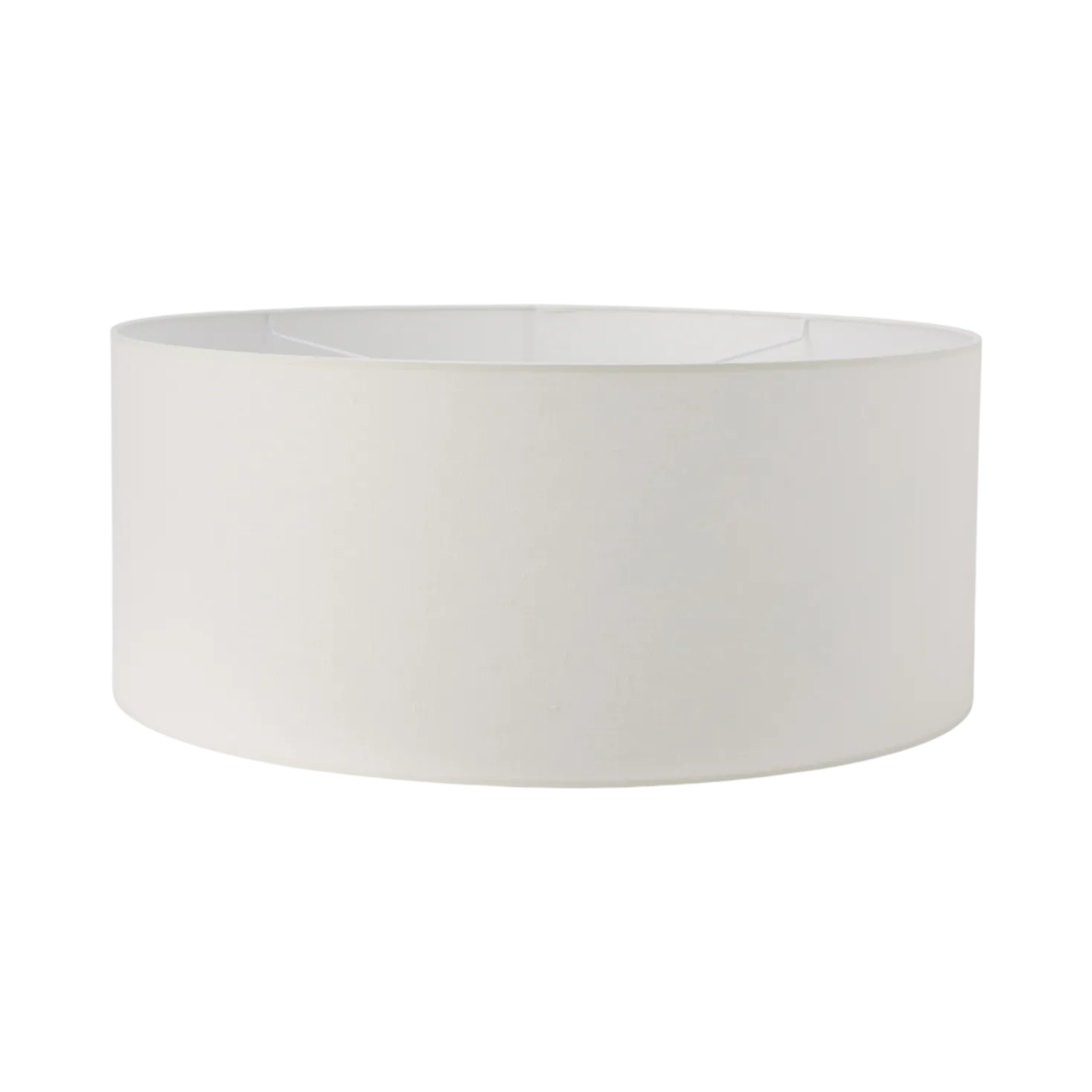 Abat-jour pour suspension tissu blanc 60 cm Robine