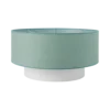 Abat-jour pour suspension tissu blanc et vert 60 cm Rym