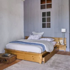 Abat-jour pour suspension tissu blanc 40 cm Rania