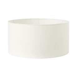Abat-jour pour suspension tissu blanc 40 cm Rania