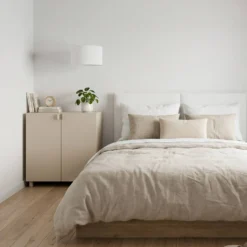 Abat-jour pour suspension tissu blanc 20 cm Rosalie