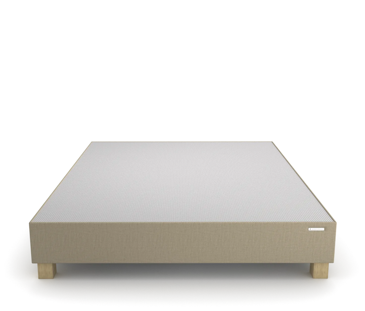 ANDRE RENAULT Sommier tapissier 20 cm et pieds 10 cm Canopée