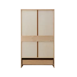 Armoire bois massif 2 portes 1 tiroir Iris