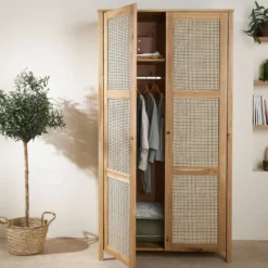 Armoire chêne massif 2 portes Capucine