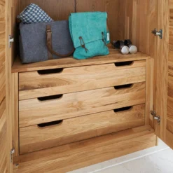 Armoire chêne massif 2 portes Capucine