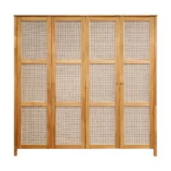 Armoire chêne massif 4 portes Capucine