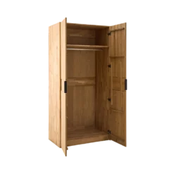 Armoire chêne massif 2 portes Conor