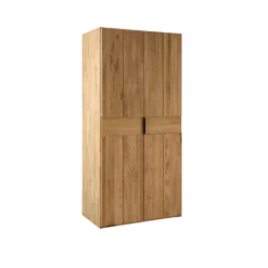 Armoire chêne massif 2 portes Conor