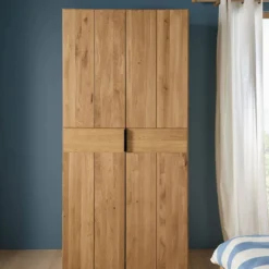 Armoire chêne massif 2 portes Conor