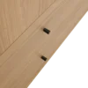 Armoire décor bois 2 portes 2 tiroirs Simon