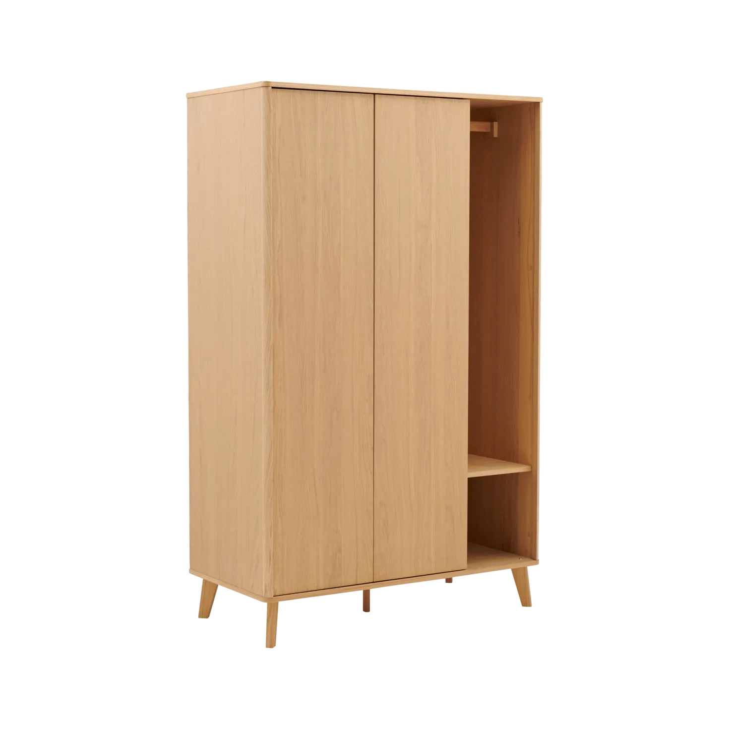 Armoire 2 portes bois Atia