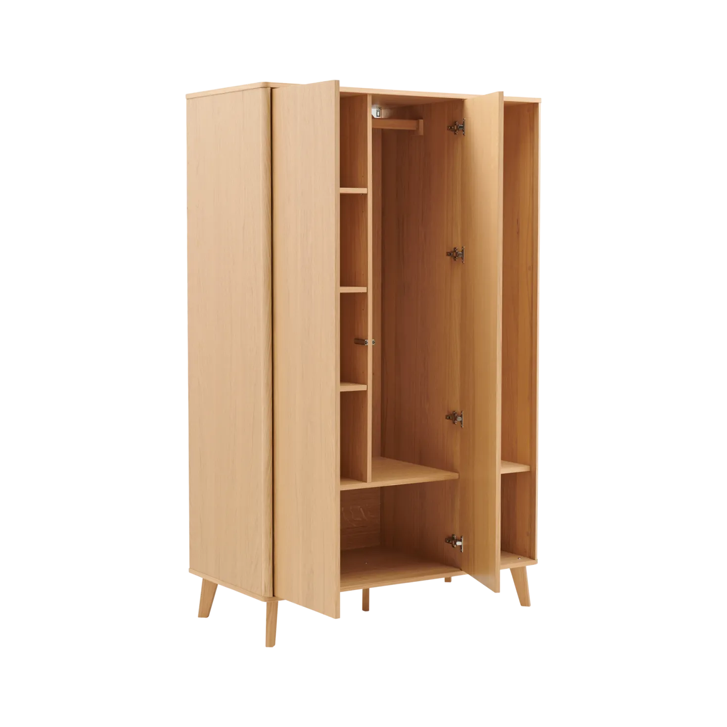 Armoire 2 portes bois Atia