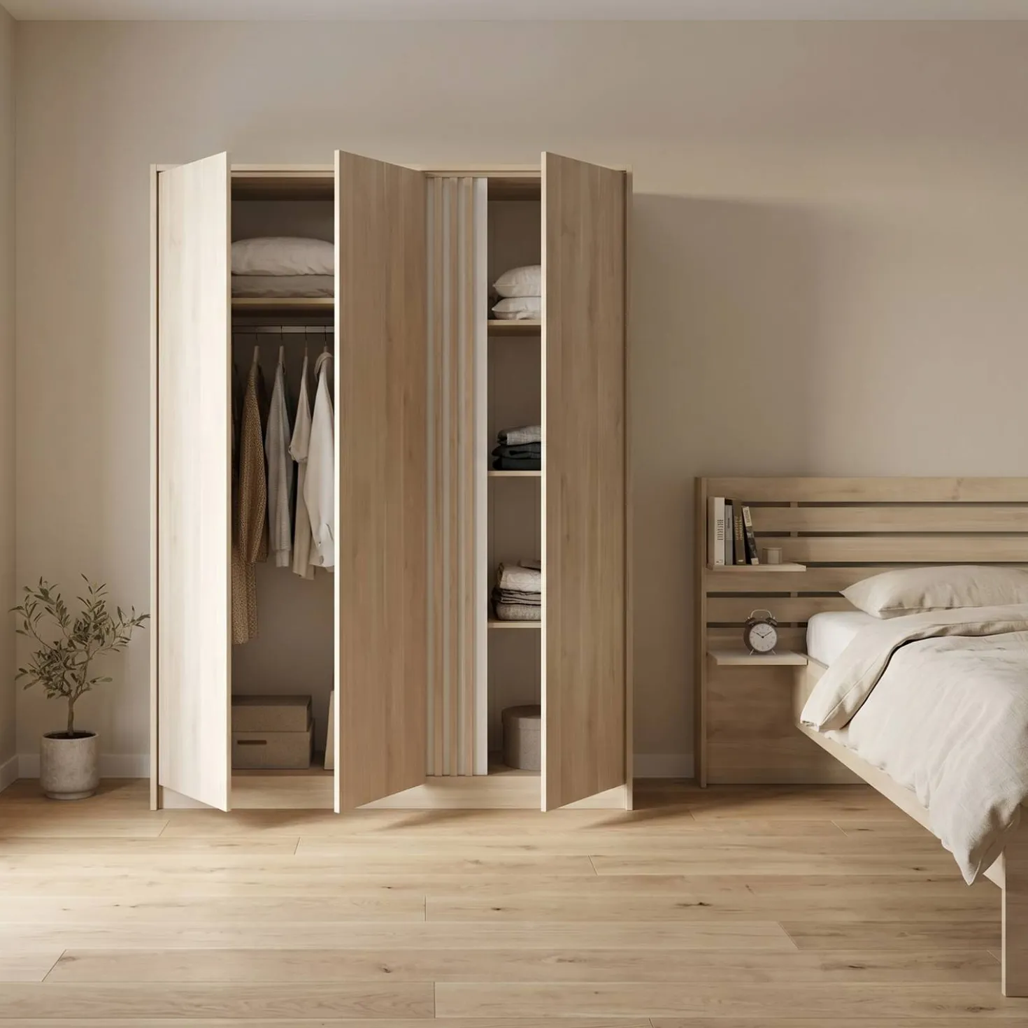 Armoire 3 portes Palmyre