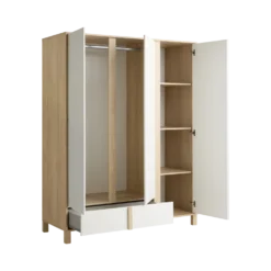 Armoire 3 portes 1 tiroir Gabrielle