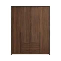 Armoire 4 portes 2 tiroirs Paku