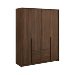 Armoire 4 portes 2 tiroirs Paku