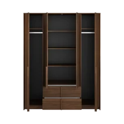Armoire 4 portes 2 tiroirs Paku
