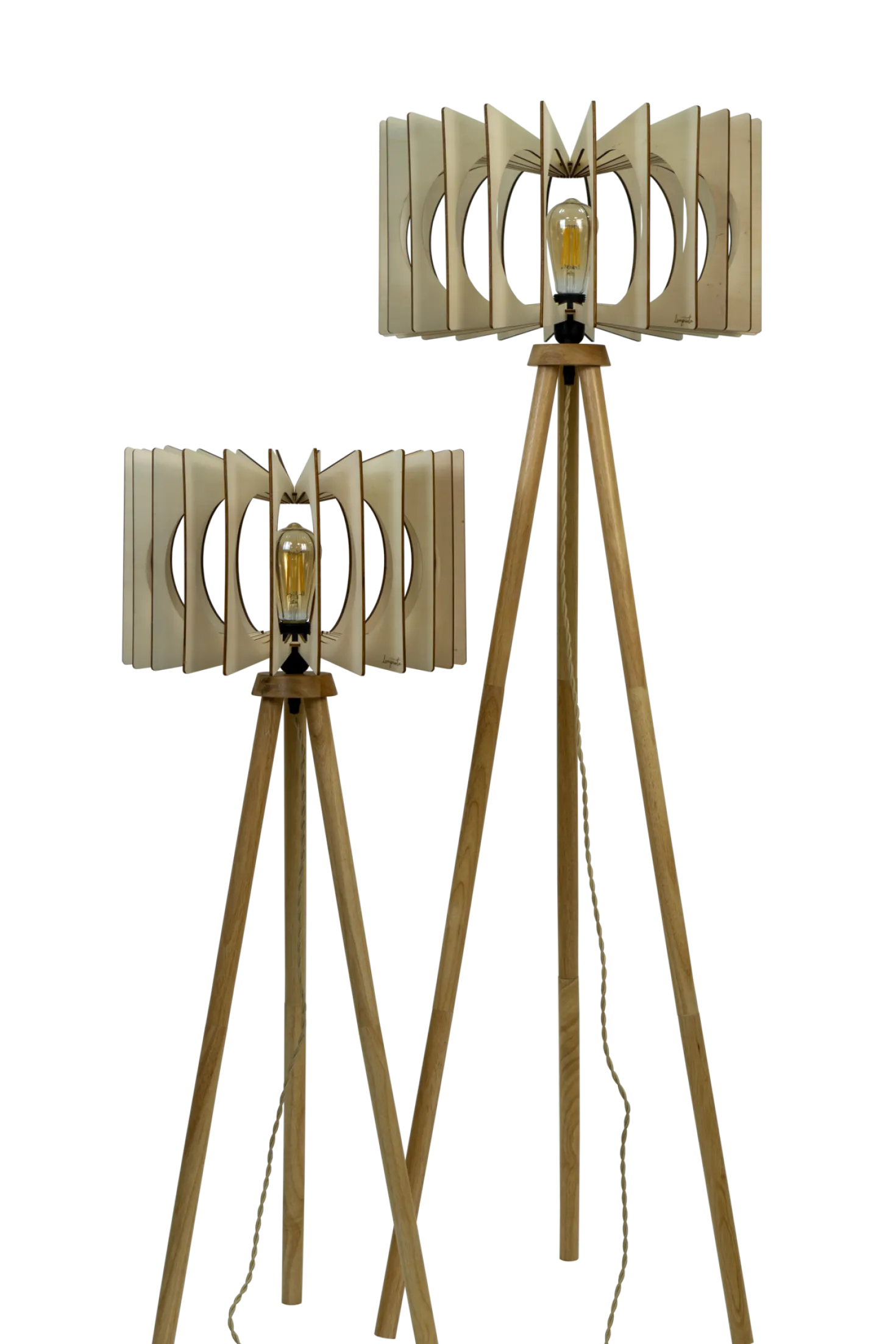 ATELIER LOUPIOTE Lampadaire liseuse Angèle Pieds bois