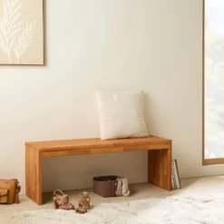 Banc bois massif 2 places Cyriel