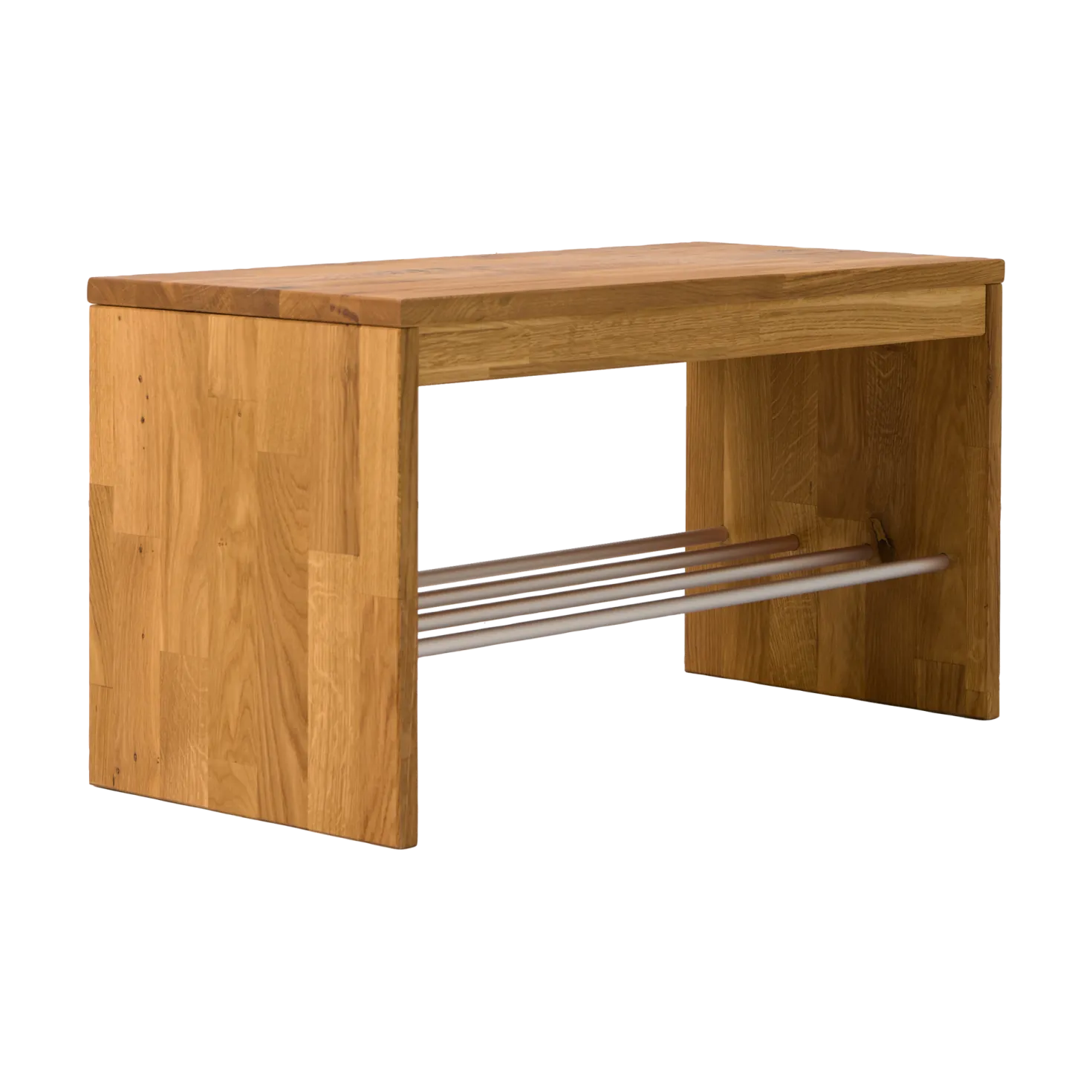 Banc à chaussures bois massif 1 place Cyriel