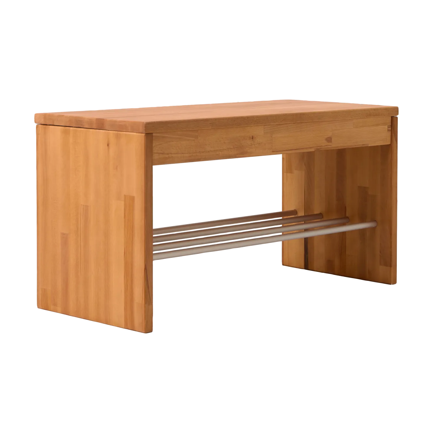 Banc à chaussures bois massif 1 place Cyriel