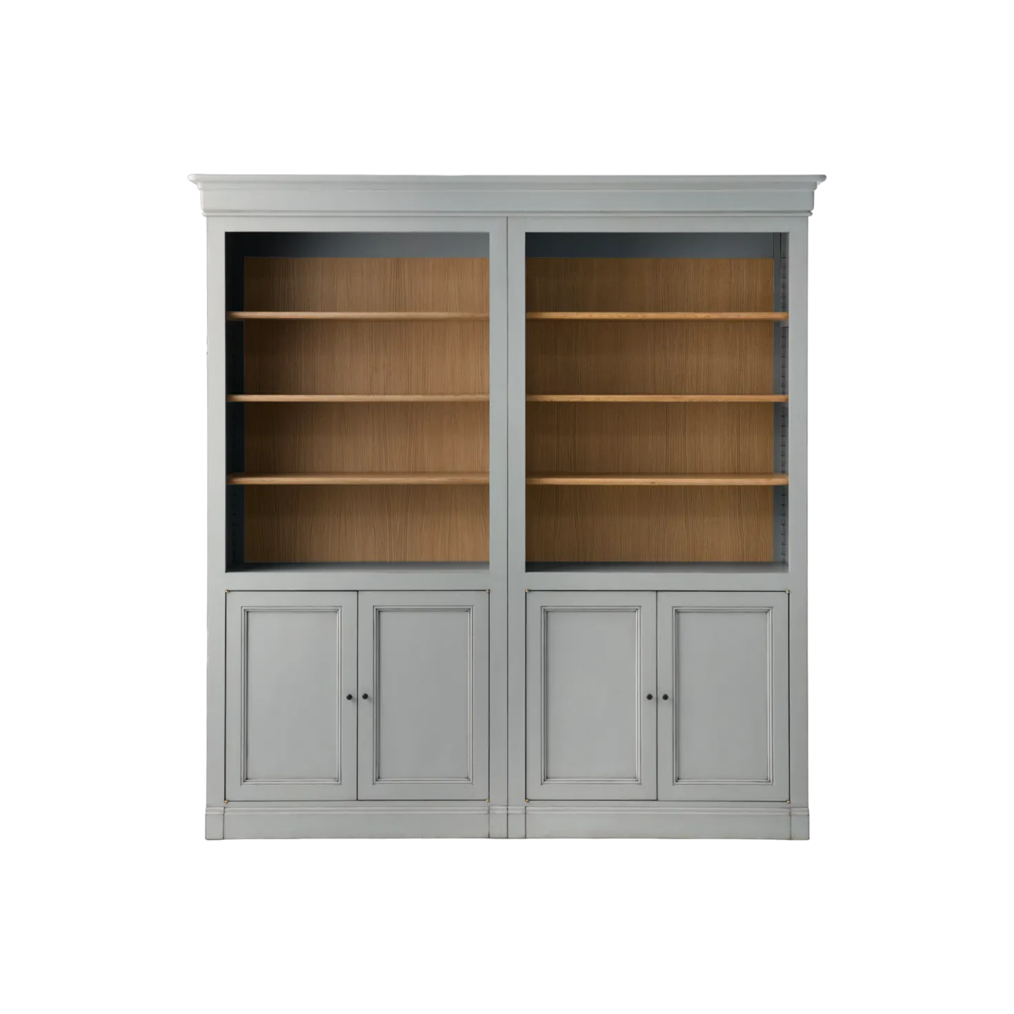 Bibliothèque bois massif 4 portes Embellie