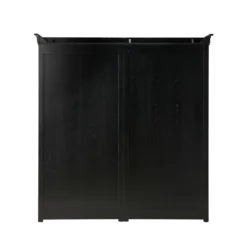 Bibliothèque bois massif 4 portes Embellie