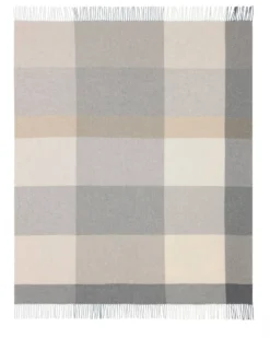 BIEDERLACK Plaid laine et cachemire à carreaux Clarence