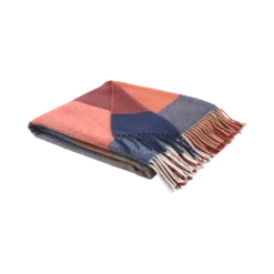 BIEDERLACK Plaid laine et cachemire Clarence, carreaux