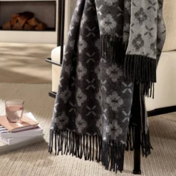 BIEDERLACK Plaid laine et cachemire Bénédicte