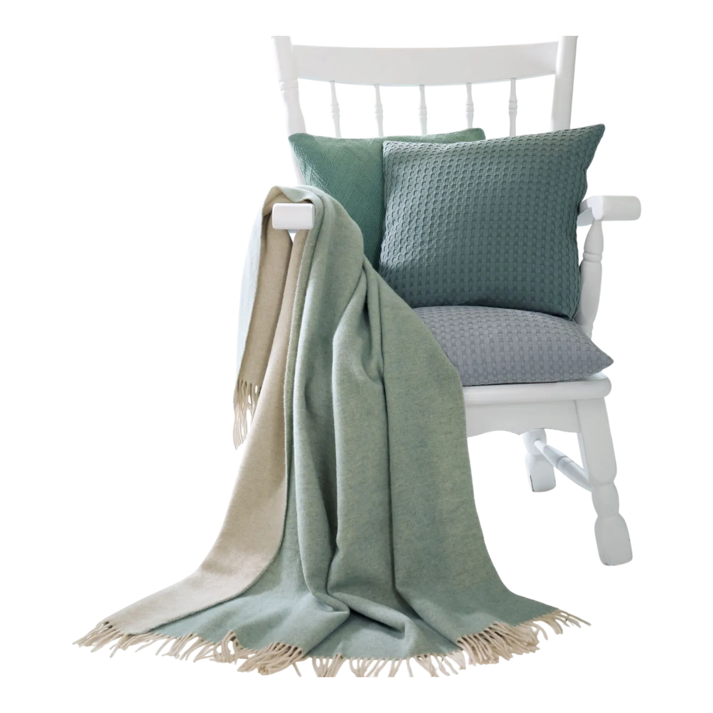 BIEDERLACK Plaid laine et cachemire Clarence