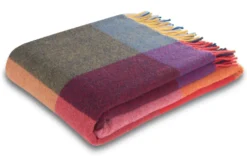 BIEDERLACK Plaid laine et cachemire à carreaux Clarence