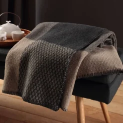 BIEDERLACK Plaid laine mérinos Béryl