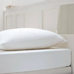 BLANC DES VOSGES Drap housse jersey extensible Planète