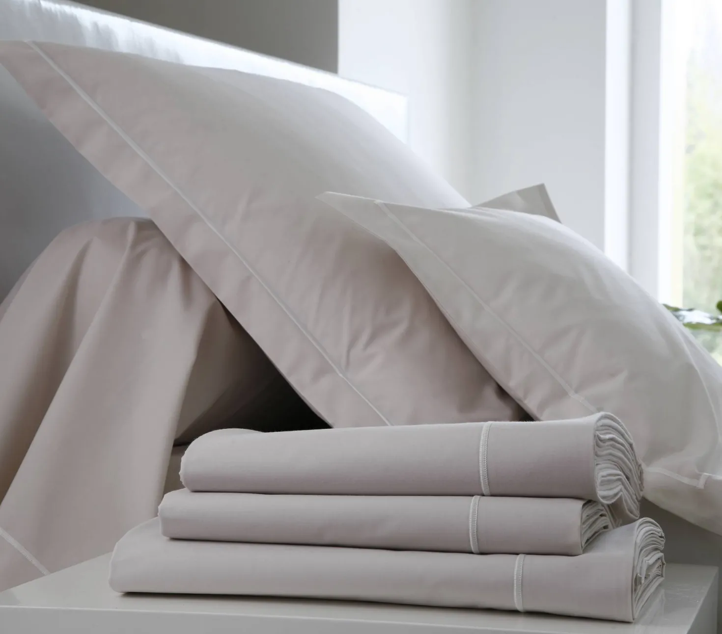 BLANC DES VOSGES Drap housse Percale Easy