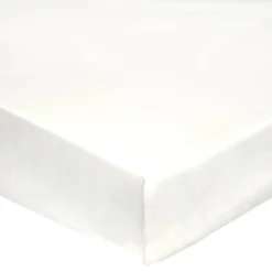 BLANC DES VOSGES Drap housse percale lavée Bohème