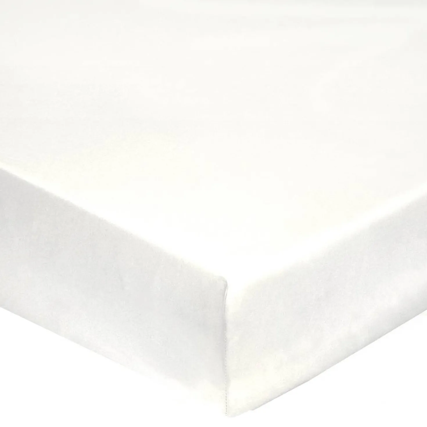 BLANC DES VOSGES Drap housse percale lavée Bohème