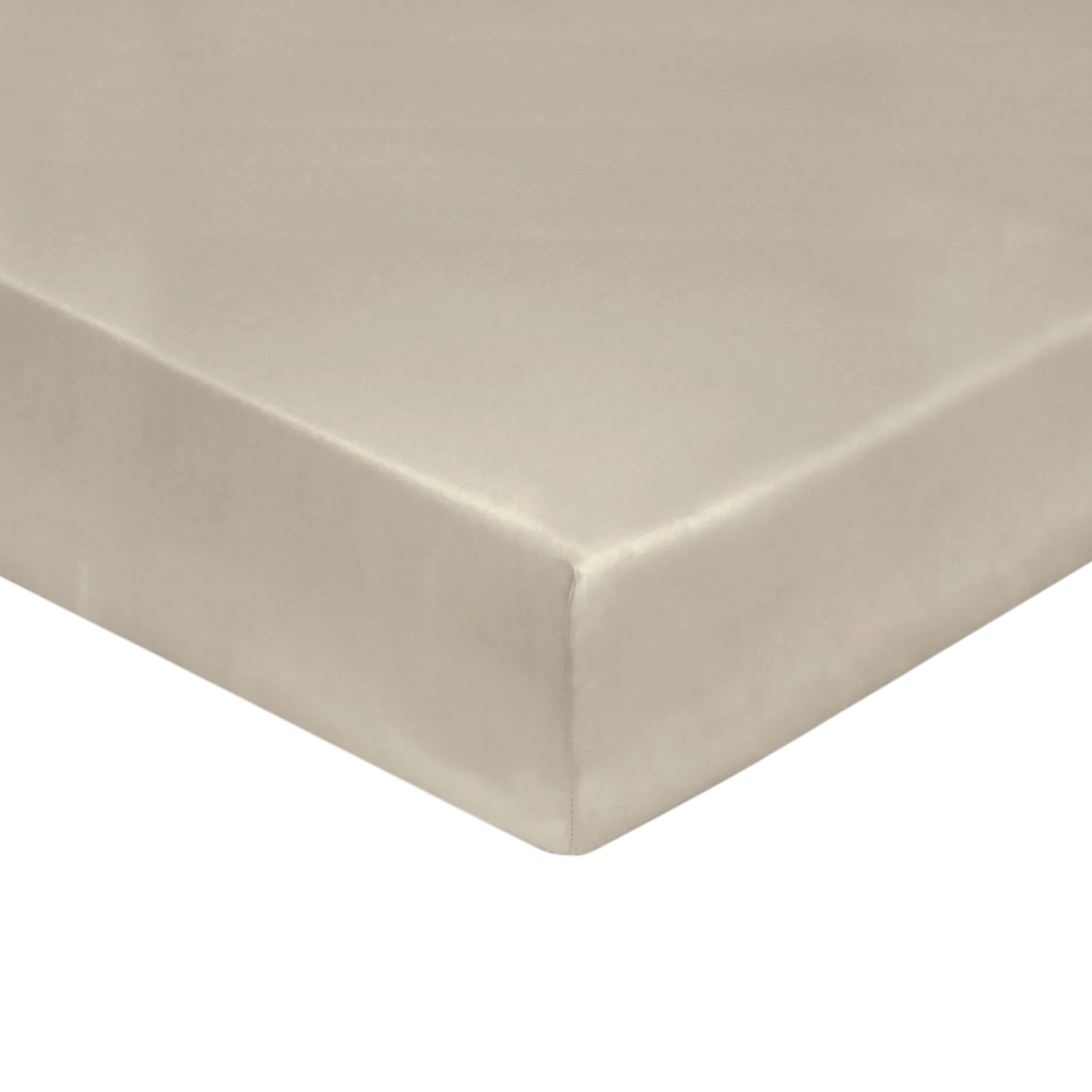 BLANC DES VOSGES Drap housse Satin