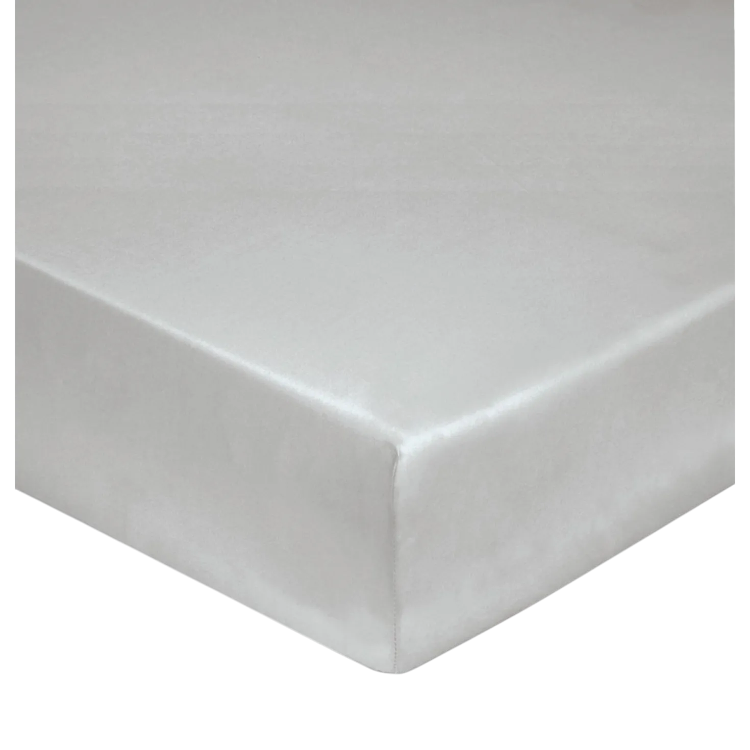 BLANC DES VOSGES Drap housse Satin