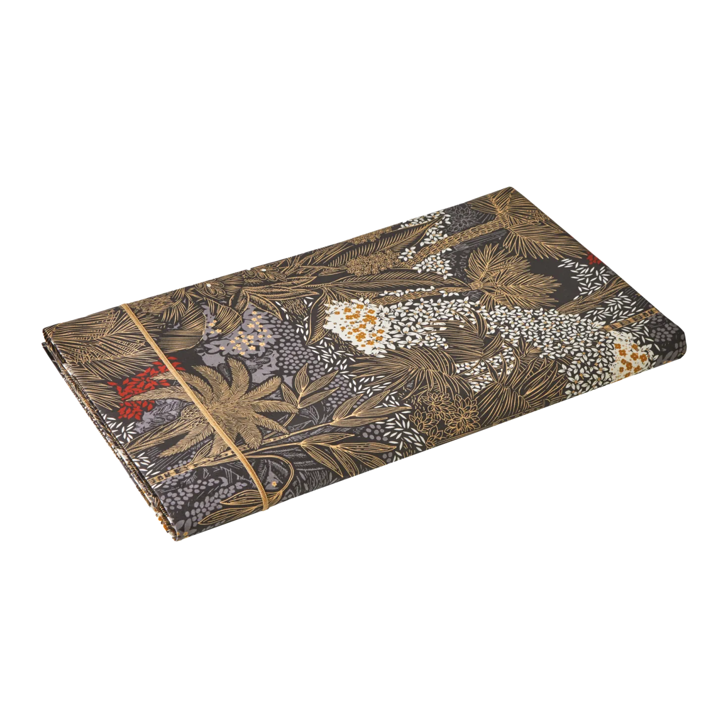 BLANC DES VOSGES Drap satin de coton Jardins de Babylone