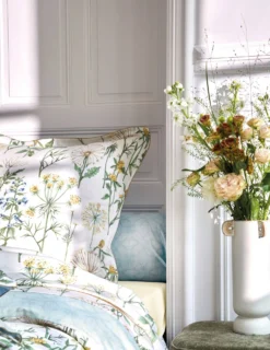 BLANC DES VOSGES Housse de couette Angelica Tilleul