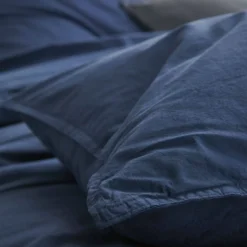 BLANC DES VOSGES Housse de couette percale lavée Bohème