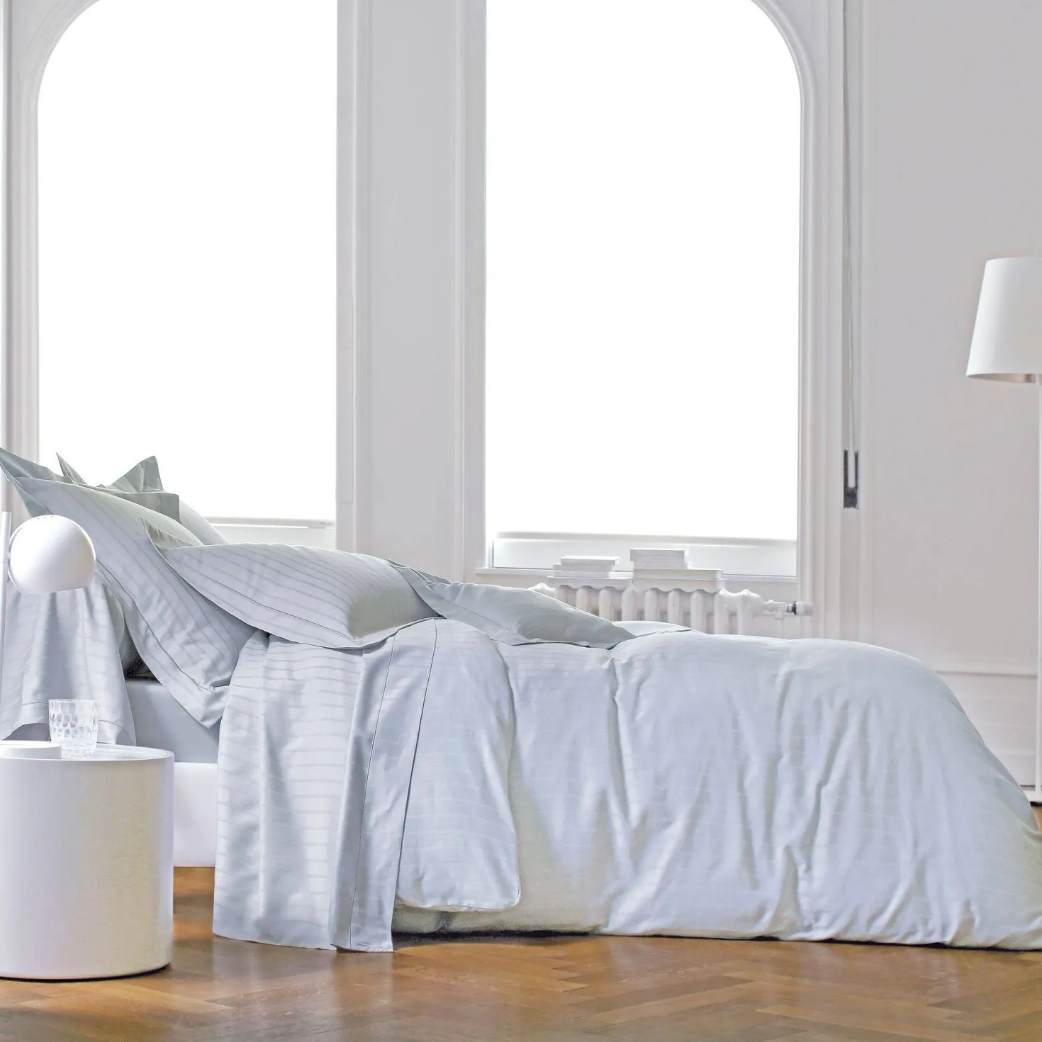 BLANC DES VOSGES Housse de couette satin Divine