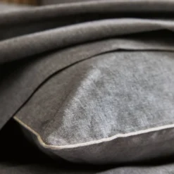 BLANC DES VOSGES Housse de couette coton bio et recyclé Ressources