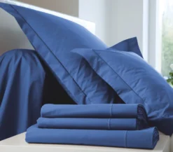 BLANC DES VOSGES Taie de traversin Percale Easy