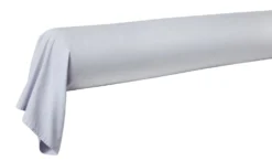 BLANC DES VOSGES Taie de traversin percale lavée Bohème