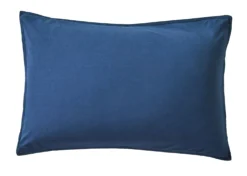 BLANC DES VOSGES Taie d'oreiller percale lavée Bohème