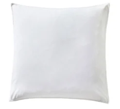 BLANC DES VOSGES Taie d'oreiller percale lavée Bohème