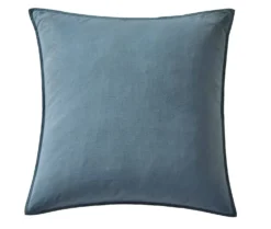 BLANC DES VOSGES Taie d'oreiller percale lavée Bohème